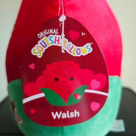 NWT 8" Walsh the red rose Squishmallow - Picture 2 of 2